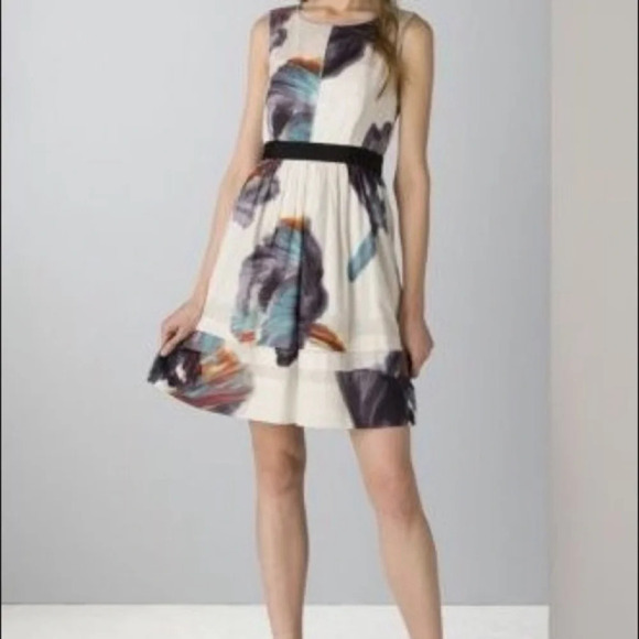 Leifsdottir by Anthropologie Morning Colors‎ Dress In Size 2 Layered Whimsical - Picture 2 of 14